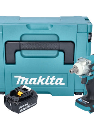 Makita DTW 301 M1J Akku Schlagschrauber 18 V 330 Nm 1/2" Brushless + 1x Akku 4,0 Ah + Makpac - ohne Ladegerät