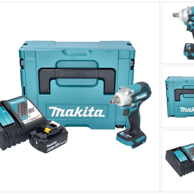 Makita DTW 301 RG1J Akku Schlagschrauber 18 V 330 Nm 1/2" Brushless + 1x Akku 6,0 Ah + Ladegerät + Makpac
