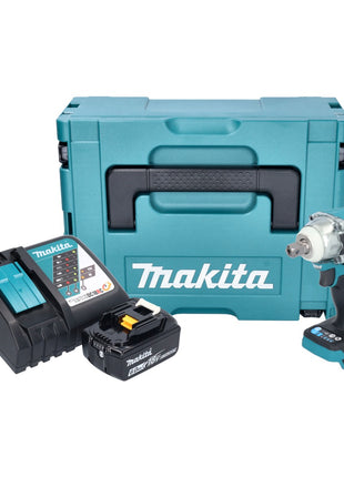 Makita DTW 301 RG1J Atornillador de impacto inalámbrico 18 V 330 Nm 1/2" sin escobillas + 1x batería 6,0 Ah + cargador + Makpac