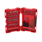 Milwaukee Shockwave Bit und Bohrer Set 48 tlg. ( 4932430906 ) Phillips / Pozidriv / Torx / Hex / Schlitz