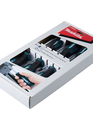 Makita E-10512 Jeu de tournevis 6 pces SL4 / SL5,5 / SL6,5 / SL8 / PZ1 / PZ2