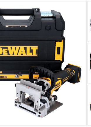 DeWalt DCW 682 NT Akku Flachdübelfräse 18 V 102 x 20 mm Brushless + TSTAK - ohne Akku, ohne Ladegerät