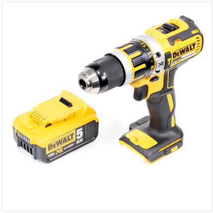 DeWalt DCD 795 Akku Schlagbohrschrauber 18 V + Dewalt DCB 184 Akku 18 V 5 Ah XR Li-Ion - Toolbrothers