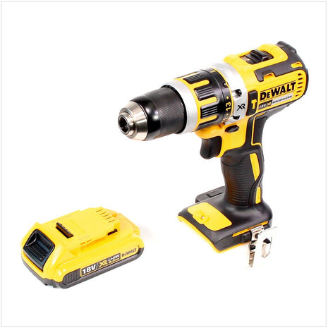 Dewalt DCD 795 Akku Schlagbohrschrauber 18 V + Dewalt DCB 183 Akku 18 V 2 Ah XR Li-Ion - Toolbrothers