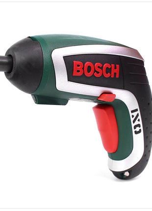 Bosch HomeSeries IXO 3,6 V Mini Akku Schrauber 4. Generation mit 10 tlg. Bit-Set und Ladegerät ( 060398100K ) - Toolbrothers