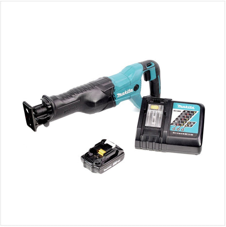 Makita DJR 186 18 V Li-ion Akku Recipro Säbelsäge mit 1,5 Ah Akku und DC 18 RC Ladegerät - Toolbrothers