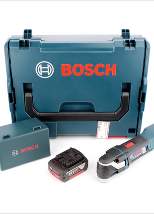 Bosch GOP 18 V-EC Professional Akku Multi Cutter Multifunktionswerkzeug mit 1x GBA 5,0 Ah Akku + 20 tlg. Zubehör + L-Boxx - Toolbrothers