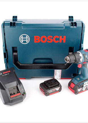 Bosch GSR 18 V-EC Professional Akku Bohrschrauber mit 2x GBA 5,0 Ah Akkus + Ladegerät GAL 1880 CV + L-Boxx - Toolbrothers