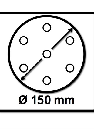 Festool STF D150/16 Schleifscheiben 150 mm Granat P150 GR / 100 Stück ( 496980 ) - Toolbrothers