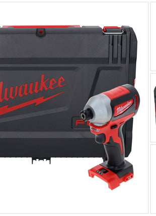 Milwaukee M18 BLID2-0X Akku Schlagschrauber 18 V 180 Nm 1/4" Brushless ( 4933464519 ) + HD Box - ohne Akku, ohne Ladegerät