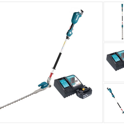 Makita DUN 500 WRF Akku Heckenschneider 18 V 50 cm Brushless + 1x Akku 3,0 Ah + Ladegerät
