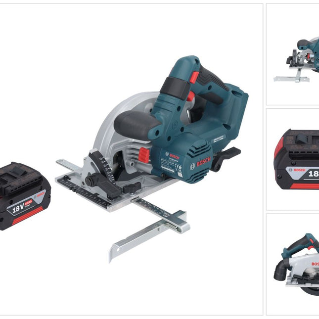 Bosch GKS 18V-57-2 Professional Akku Handkreissäge 18 V 165 mm Brushless + 1x Akku 6,0 Ah - ohne Ladegerät
