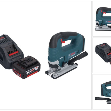 Bosch GST 18V-125 B Professional Akku Stichsäge 18 V 125 mm Brushless + 1x Akku 5,0 Ah + Ladegerät