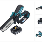 Makita DUC 150 T Akku Kettensäge 18 V 15 cm Brushless + 1x Akku 5,0 Ah - ohne Ladegerät