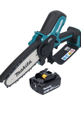 Makita DUC 150 T Akku Kettensäge 18 V 15 cm Brushless + 1x Akku 5,0 Ah - ohne Ladegerät