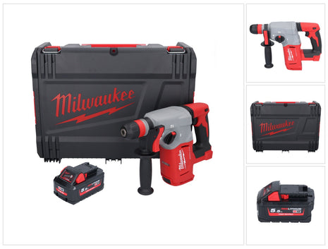 Milwaukee M18 BLHX-551X Akku Kombihammer 18 V 2,3 J Brushless + 1x Akku 5,5 Ah + HD-Box - ohne Ladegerät