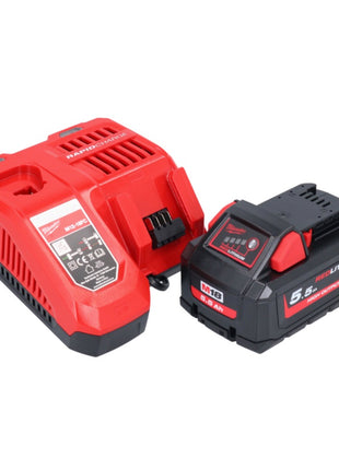 Martillo combinado a batería Milwaukee M18 BLHX-551X 18 V 2,3 J sin escobillas + 1x batería 5,5 Ah + cargador + caja HD