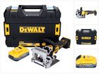 DeWalt DCW 682 NT Fraiseuse à lamelles sans fil 18 V 102 x 20 mm Brushless + 1x batterie Powerstack 5,0 Ah + TSTAK - sans chargeur