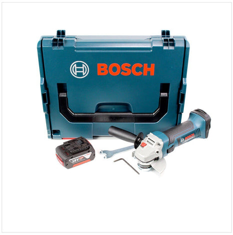 Bosch GWS 18 V-Li Professional 115 mm Akku Winkelschleifer + 1x GBA 5,0 Ah Akku + L-Boxx - Toolbrothers