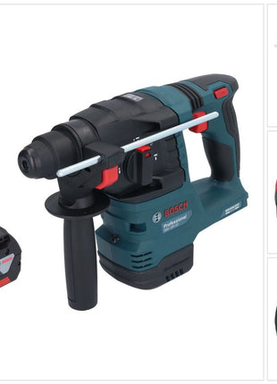 Bosch GBH 18V-22 Professional Akku Bohrhammer 18 V 1,9 J SDS Plus Brushless + 1x Akku 6,0 Ah - ohne Ladegerät