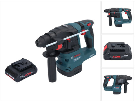 Bosch GBH 18V-22 Professional Marteau perforateur sans fil 18 V 1,9 J SDS Plus Brushless + 1x batterie ProCORE 4,0 Ah - sans chargeur