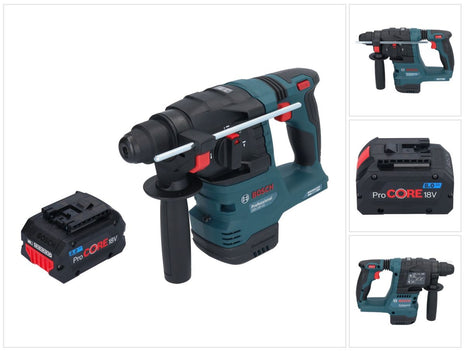 Bosch GBH 18V-22 Professional Marteau perforateur sans fil 18 V 1,9 J SDS Plus Brushless + 1x batterie ProCORE 8,0 Ah - sans chargeur