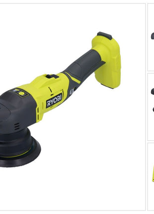 RYOBI R18P-0 ONE+ polisseuse excentrique sur batterie 18 V 125 mm 7500 tr/min Solo (5133004845) - sans batterie, sans chargeur