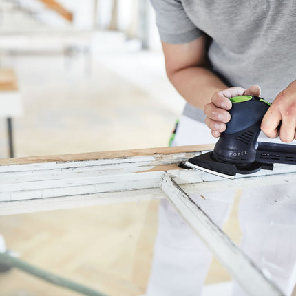 Festool STF V93/6 P150 GR/100 Schleifblatt Granat ( 497395 ) für RO 90 DX, DX 93, RS 300, RS 3, LRS 93 (Bügeleisenschleifschuh)