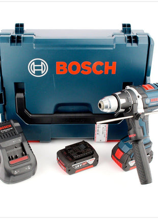 Bosch GSR 18 VE-2-LI Professional Akku Bohrschrauber mit 2x GBA 5,0 Ah Akkus + Ladegerät + L-Boxx - Toolbrothers