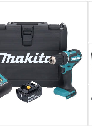 Makita DDF 485 SFK perceuse-visseuse sans fil 18 V 50 Nm sans balais + 1x batterie 3,0 Ah + chargeur + coffret