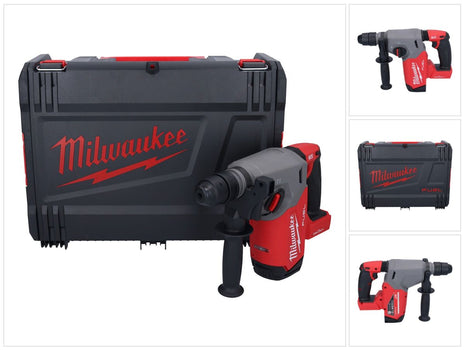 Martillo combinado a batería Milwaukee M18 ONEFHX-0X 18 V 2,5 J SDS-Plus Brushless + HD-Box (4933478503) - sin batería, sin cargador