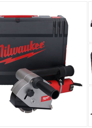 Milwaukee WCE 30 Mauernutfräse 1500 Watt 125 mm Brushless + HD Box ( 4933449385 )