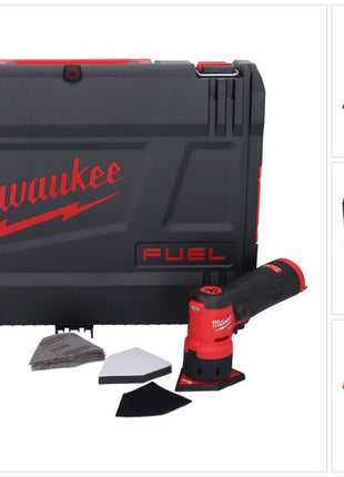 Amoladora puntual a batería Milwaukee M12 FDSS-0X 12 V 88,8 x 63,5 mm sin escobillas + caja HD - sin batería, sin cargador