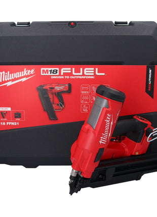 Cloueur à batterie Milwaukee M18 FFN21-0C 18 V 50 - 90 mm brushless (4933478993) + coffret - sans batterie, sans chargeur