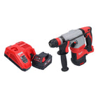 Milwaukee M18 HD18HX-401 akumulatorowy młot udarowo-obrotowy 18 V 2,4 J + 1x akumulator 4,0 Ah + ładowarka