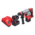 Martillo combinado a batería Milwaukee M18 HD18HX-402 18 V 2,4 J + 2x baterías 4,0 Ah + cargador