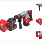 Milwaukee M18 HD18HX-552 Akku Kombihammer 18 V 2,4 J + 2x Akku 5,5 Ah + Ladegerät