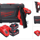 Milwaukee M18 FN15GA-552X Akku Nagler 18 V Brushless 32 - 64 mm + 2x Akku 5,5 Ah + Ladegerät + HD Box