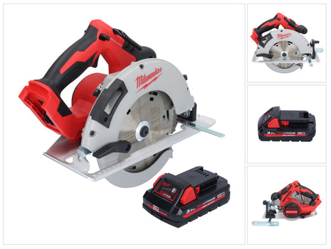 Milwaukee M18 BLCS66-301 Akku Handkreissäge 18 V 190 mm Brushless + 1x Akku 3,0 Ah - ohne Ladegerät