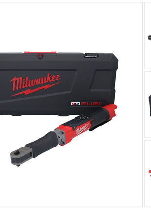 Milwaukee M12 ONEFTR38-0C Digitaler Akku Drehmomentschlüssel 12 V 135,6 Nm 3/8″ ( 4933464966 ) Brushless + Koffer - ohne Akku, ohne Ladegerät