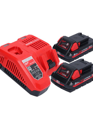 Milwaukee M18 FRAD2-302 Akku Winkelbohrmaschine 18 V 122 Nm Brushless + 2x Akku 3,0 Ah + Ladegerät