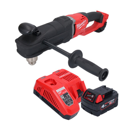 Perceuse d'angle sur batterie Milwaukee M18 FRAD2-401 18 V 122 Nm sans balai + 1x batterie 4,0 Ah + chargeur