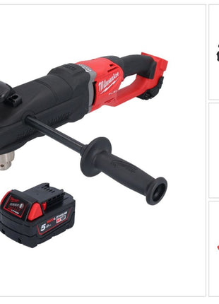 Milwaukee M18 FRAD2-501 Akku Winkelbohrmaschine 18 V 122 Nm Brushless + 1x Akku 5,0 Ah - ohne Ladegerät