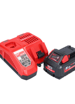 Perceuse d'angle sur batterie Milwaukee M18 FRAD2-551 18 V 122 Nm sans balai + 1x batterie 5,5 Ah + chargeur