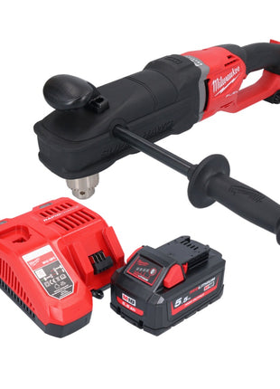 Perceuse d'angle sur batterie Milwaukee M18 FRAD2-551 18 V 122 Nm sans balai + 1x batterie 5,5 Ah + chargeur