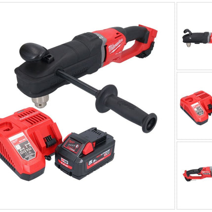 Milwaukee M18 FRAD2-551 Akku Winkelbohrmaschine 18 V 122 Nm Brushless + 1x Akku 5,5 Ah + Ladegerät