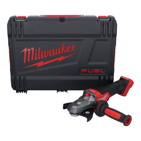 Amoladora angular de cabeza plana a batería Milwaukee M18 FSAGF125XPDB-0X 18 V 125 mm (4933478439) Brushless + HD Box - sin batería, sin cargador