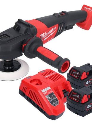 Milwaukee M18 FAP180-402 Polerka akumulatorowa 18 V 180 mm bezszczotkowa + 2x akumulator 4,0 Ah + ładowarka