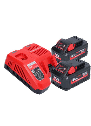 Milwaukee M18 FAP180-552 Akku Polierer 18 V 180 mm Brushless + 2x Akku 5,5 Ah + Ladegerät