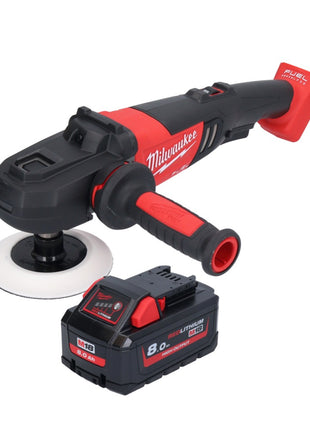 Milwaukee M18 FAP180-801 Akku Polierer 18 V 180 mm Brushless + 1x Akku 8,0 Ah - ohne Ladegerät